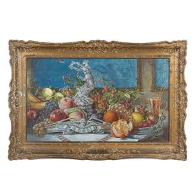 "True Fruit" Self Framed Advertising Metal Sign