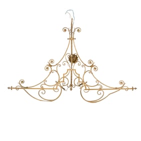Outstanding Brass Saloon Chandelier