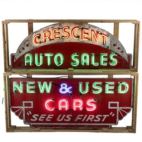 Used Cars SSP Die Cut Neon Sign