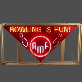 AMF Bowling SSP Neon Animated Sign