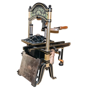 1840's Reliance Flatbed Printing Press