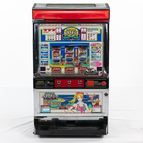 Contemp. Light Up 3 Reel Elect Slot (Parts Only)