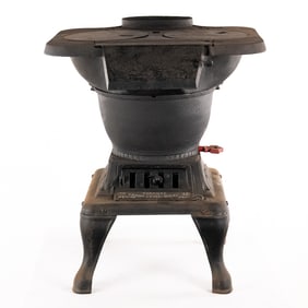 Licking Stove Works Cast Iron Pot Belly Stove
