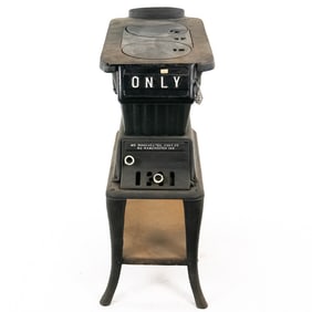 Small Cast Iron Coal MANCHESTER Cook Top Stove