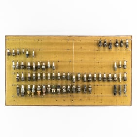 Early Automotive Spark Plug Display