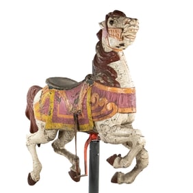 Carved Wood PTC 70 Carousel Horse