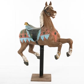 Heyn Carved Wood Carousel Horse