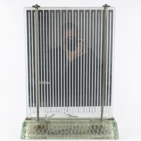Saint Gobain Art Deco Glass Heater
