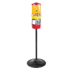 1c Vendorama Gumball Machine on Stand