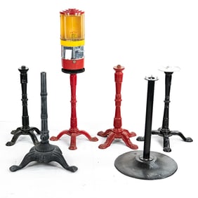 Lot of 6: Assorted Candy/Gumball/Peanut Machine