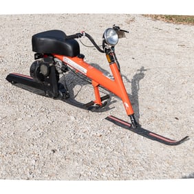 *Vintg Chrysler Sno Rabbit In-Line-Ski Snowmobile