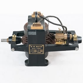 Antique Electric Motor "M.M. Mayor"