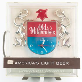 Old Milwaukee Beer Light Up Counter Top Sign