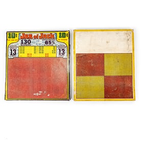 Lot of 2: Two Vintage Punch Boards