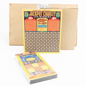 Lot of 3: Unused Assorted Gambling Punch Boards