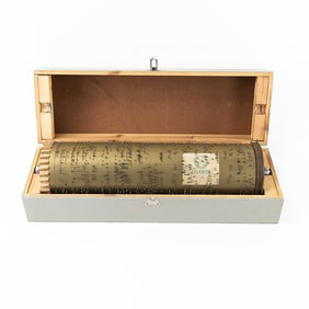 Faventia Organ Barrel Roll w Wood Case