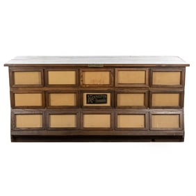 General Country Store "Sherer" Oak Seed Counter