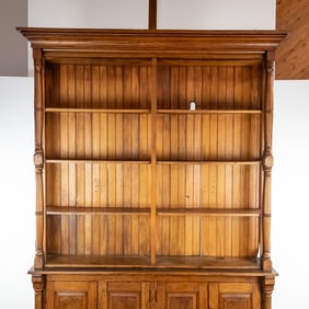 General Country Store Oak Back Bar Shelving