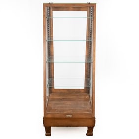 General Country Store Slant Front Display Case
