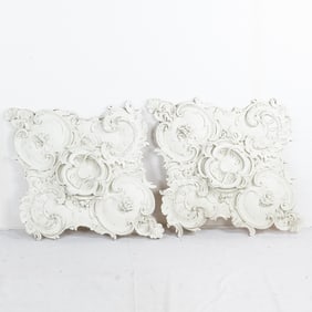 Lot of 2: Contemporary Ornate Ceiling Medallions