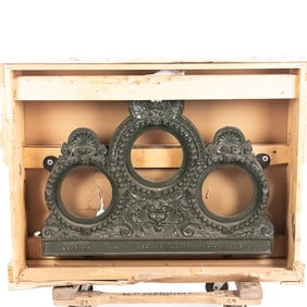 Cast Iron Architectural Gauge Frame York Mfg