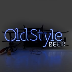 Vintage Old Style Beer Neon Bar Sign