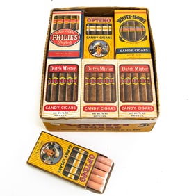 Vintage Candy Cigars Display