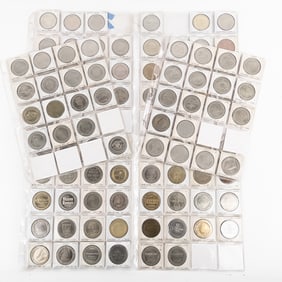 (107) Assorted 60s-90s Las Vegas $1 Gaming Tokens