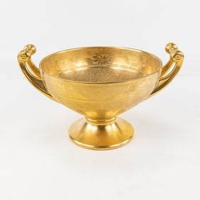 Osborne Studios Chicago Gold Footed Bowl