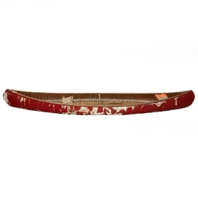 Vintage "Old Town" 15ft Wood Canoe