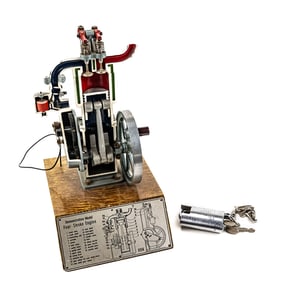 Hohm Demonstration 4 Stroke Engine Cutaway Model+