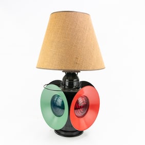 Converted Handland Railroad Switch Table Lamp