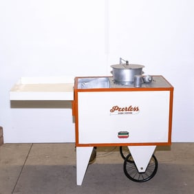 Peerless Popcorn Popper Machine on Wheels