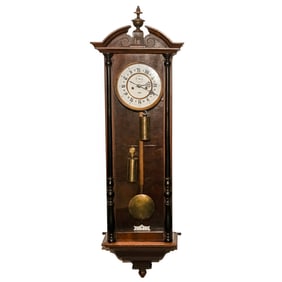 Lenzkirch 8-Day Date Vienna Regulator Clock
