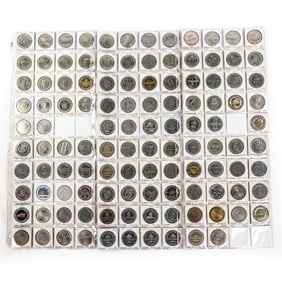 (115) Vintage Reno Casino Dollar Gaming Tokens