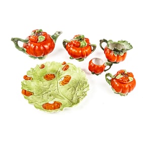 Royal Bayreuth Tomato Tea Set Lot
