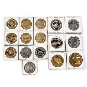 '62 France Le Havre NY Bronze & Gaming Tokens