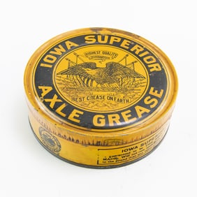 Iowa Superior Round Grease Tin