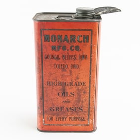 Monarch Motor Oil Half Gallon Can