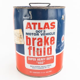 Atlas Brake Fluid 5 Gallon Can