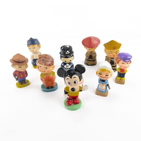 Collection of (9) Assorted Vintage Bobbleheads