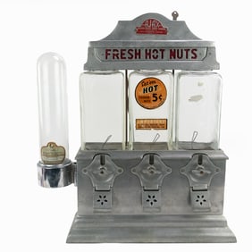 Ajax Challenger Hot Nut Peanut Machine w/Dispenser
