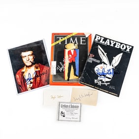 Hugh Hefner Signed Autographed Memorabilia
