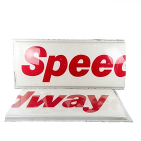 Large Speedway 2-Piece Advertising Sign