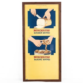 "Winchester" Cutlery Display Framed Poster