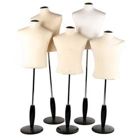 Mannequins Adjustable Height Wooden Pedestals