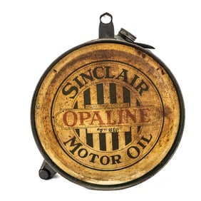 5 Gal. Sinclair Opaline Motor Oil Rocker Can