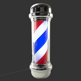 Contemporary Electric Motorized Barber Pole