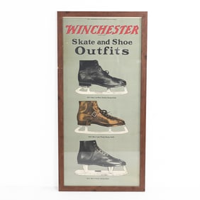 Winchester Ice Skate Display Framed Poster