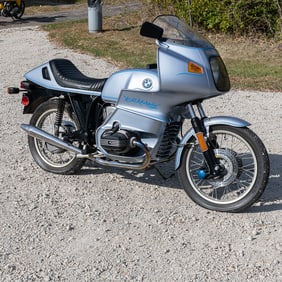 *1977 Silver FIRST YEAR BMW 100RS Motorcycle